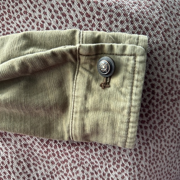 Army green military style jacket - Picture 9 of 17